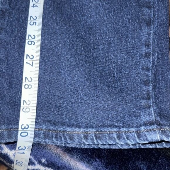 Riders Womens 16 Medium Dark Wash Tapered Leg Denim Jeans - Picture 9 of 9